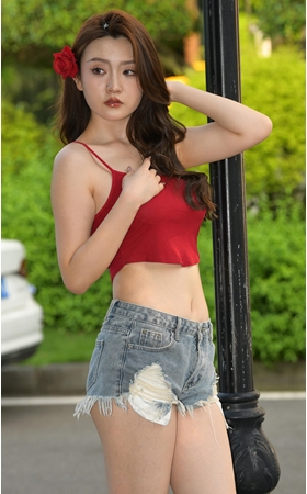 热裤小蛮腰美女(157P)