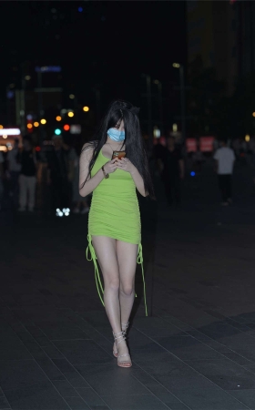 青春荧光绿
