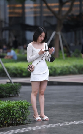 凉拖美女