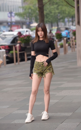 难得一见的绿色