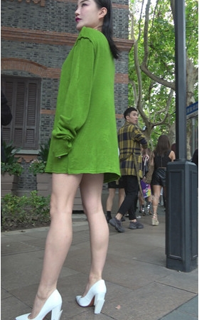 绿色长袖MM