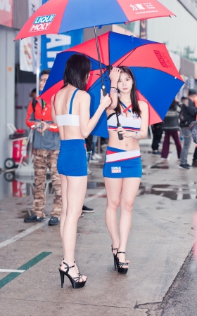 车模美女
