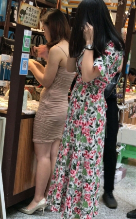 性感包臀裙极品高跟美女