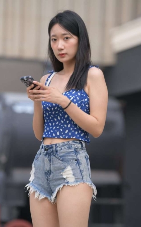 一始街拍作品-牛仔热裤美女 [504P-11.8GB] 