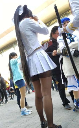 4k-玩cosplay的极品高颜值二次元美少女