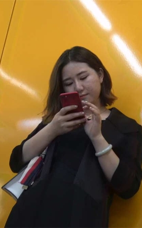 街拍迪特指甲