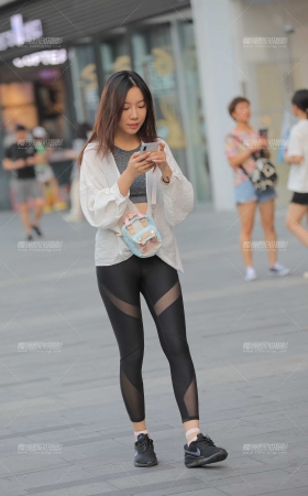 黑色紧身裤 [13P]