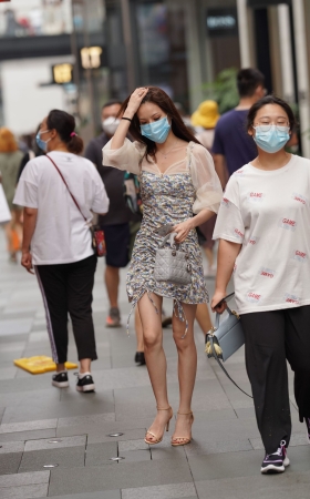 纤细的美腿