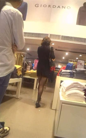 黑丝袜性感包臀裙气质少妇