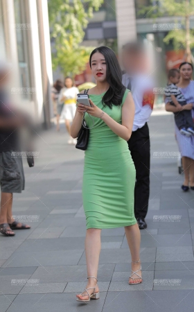 性感绿包臀裙 [24P]