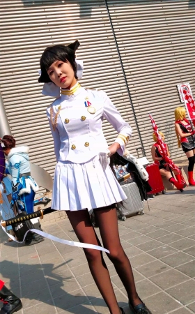 极品黑丝美腿cosplay二次元美少女