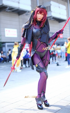 紫色cosplay [18P]