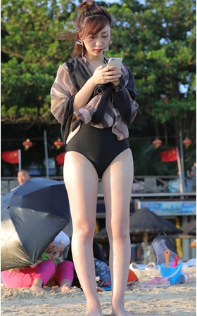 黑色比基尼小姐姐(184P)