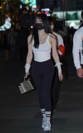 极品瑜伽裤美女