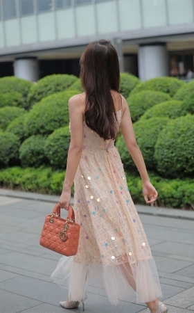 长裙美女