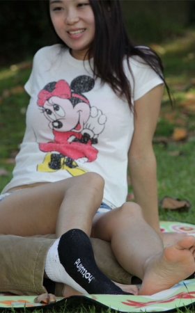 No550 校园美女的灵动素足