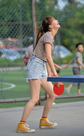 桌球小妹