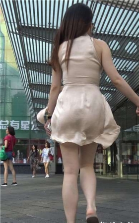 4k-街拍白嫩连衣裙漂亮淑女姐姐 [814 MB]
