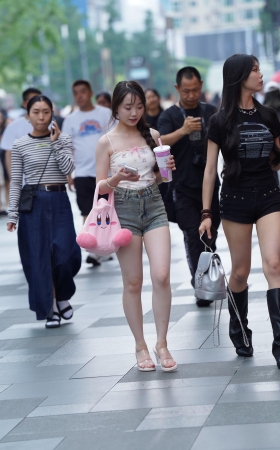 吊带热裤 240606-1