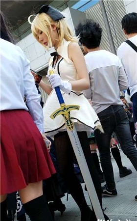 4k超清画质！可爱的短裙cosplay女孩
