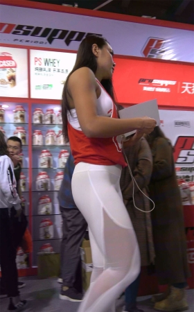运动紧身瑜伽裤性感美女