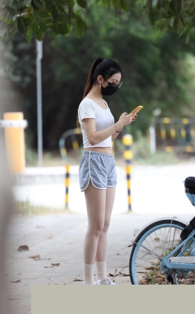 单车美女【套图+视频】MJ3401