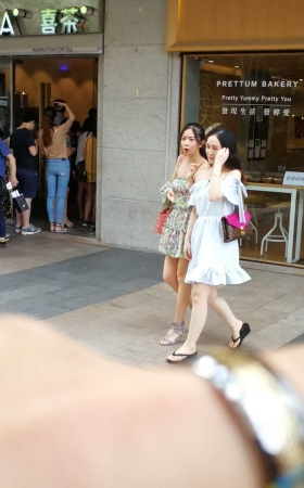 连衣短裙，美腿，凉高，美女（17） [18P]