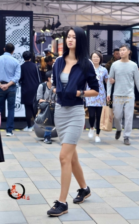 10-16 灰色包臀裙 [13P]