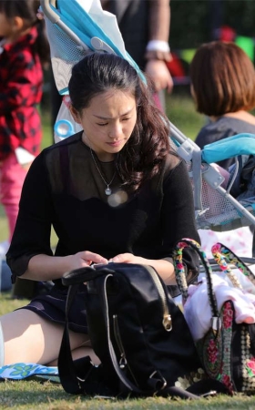 No1691 青春美少妇牛仔短裙配长丝，活力健美性感 第2套