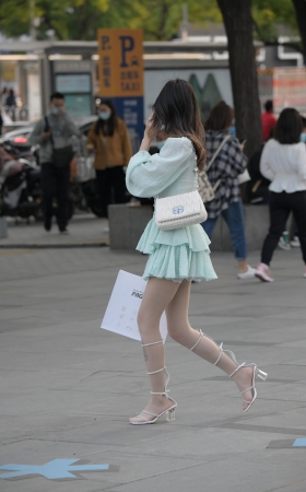 绿色小裙子