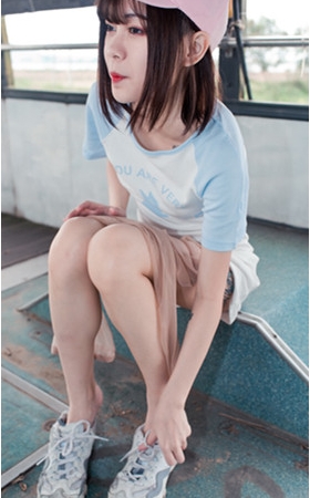 连体裙女孩【套图+视频】