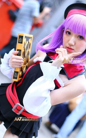 手捧魔法书的少女cosplay [17P]