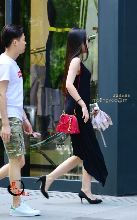8-19 黑色开叉裙 [20P]