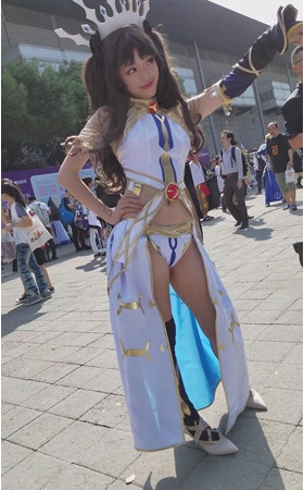 可爱的古装cosplay美女