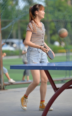 桌球小妹