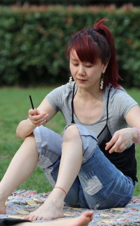 No762 时尚恰到好处，清秀更胜一筹的妹子细长嫩足 第1套