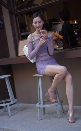 修身纱裙女神