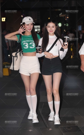 小腿袜，俩闺蜜~ [12P]