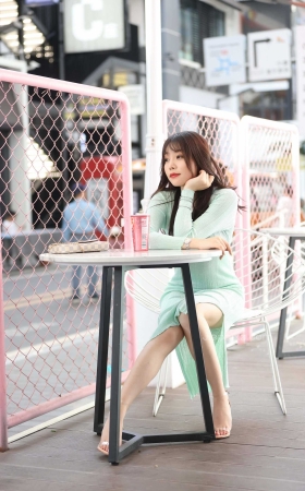 绿裙美女 【套图+视频】<font color=red> [10P]</font>
