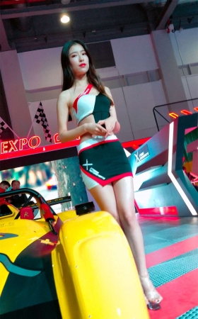 赛车服女郎美女靓模