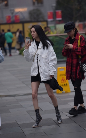 高跟美女